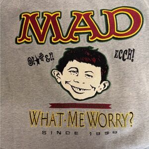 🧠 Vintage MAD Magazine Sweatshirt – Alfred E. Neuman